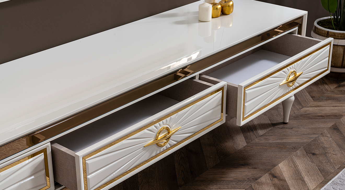 Arya Ahşap Ayaklı Tv Ünitesi TV Ünitesi