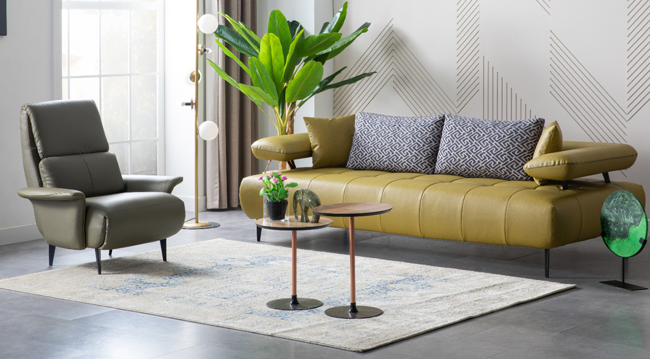 Tesla Metal Ayaklı Modern Koltuk Takımı Modern Koltuk Takımı