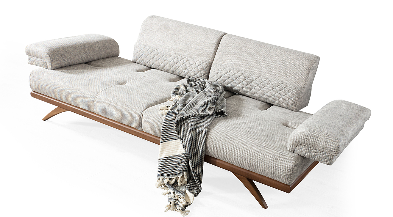 Davidof Yataklı Ahşap Ayaklı Koltuk Takımı Yataklı Koltuk Takımları