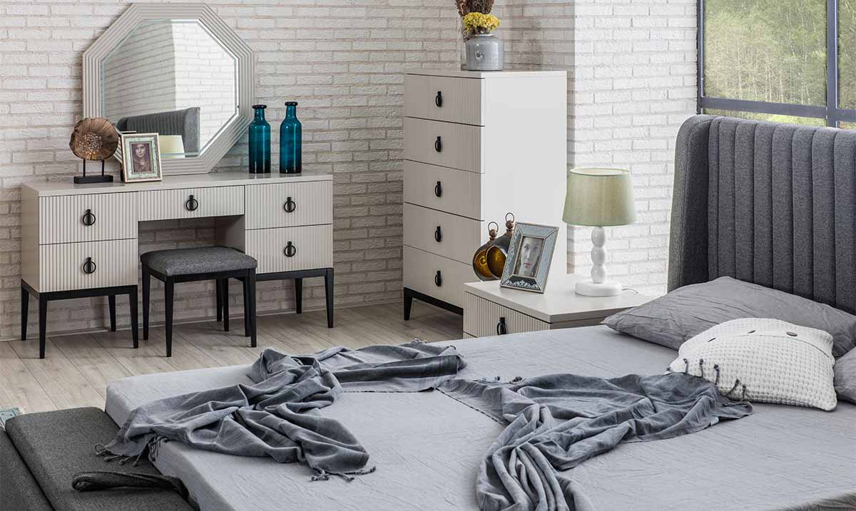 Defne 5 Kapaklı Yatak Odası Takımı Yatak Odası