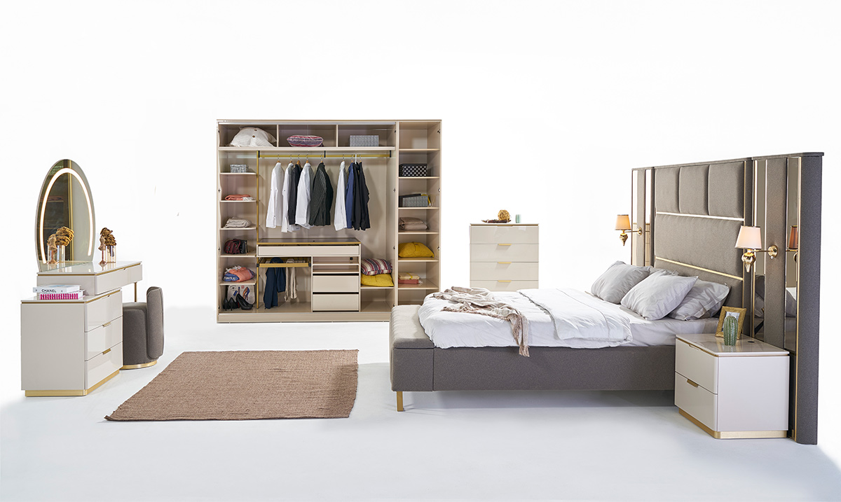 Kapadokya 5 Kapaklı Yatak Odası Takımı Yatak Odası