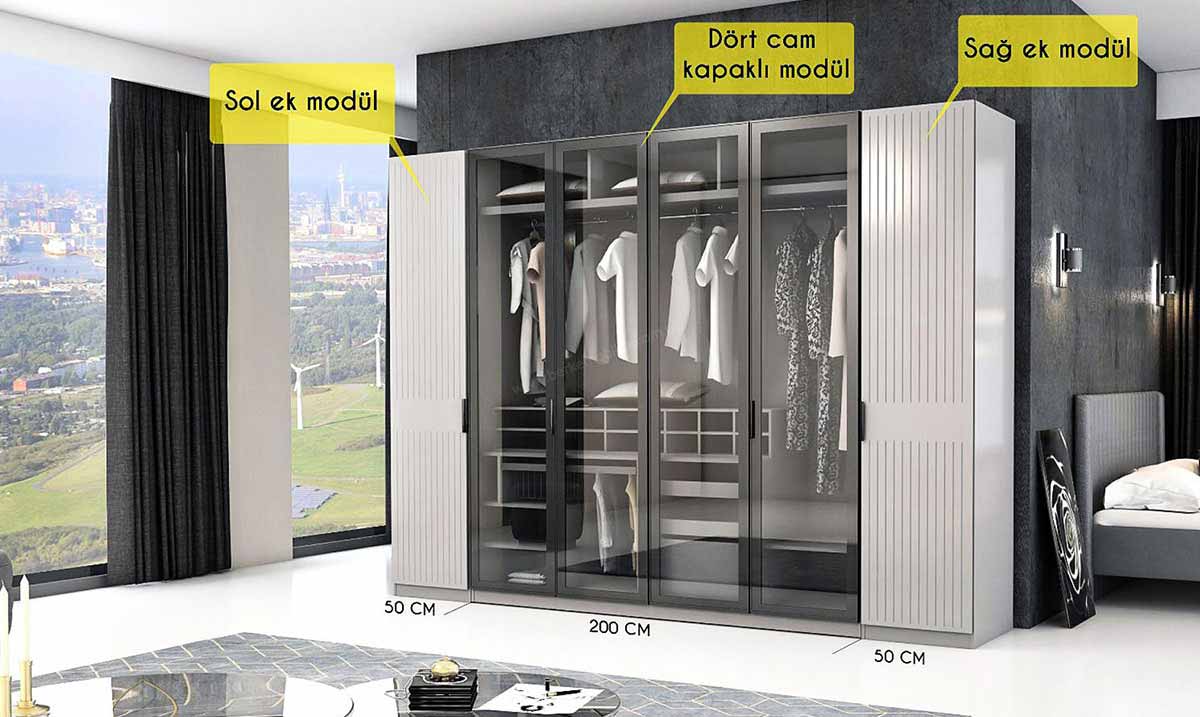 Defne Giyinme Dolabı Giyinme Odası