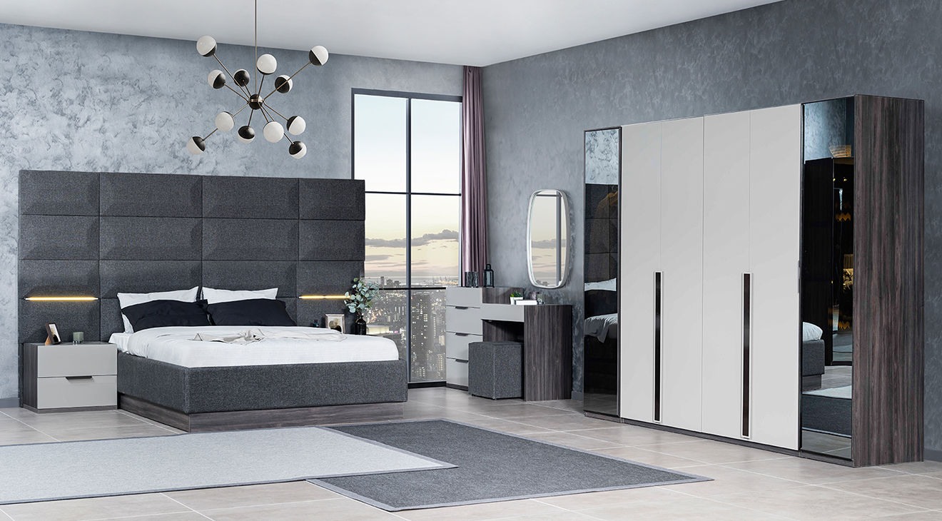 Adessa Akordiyon Kapaklı Yatak Odası Takımı Yatak Odası