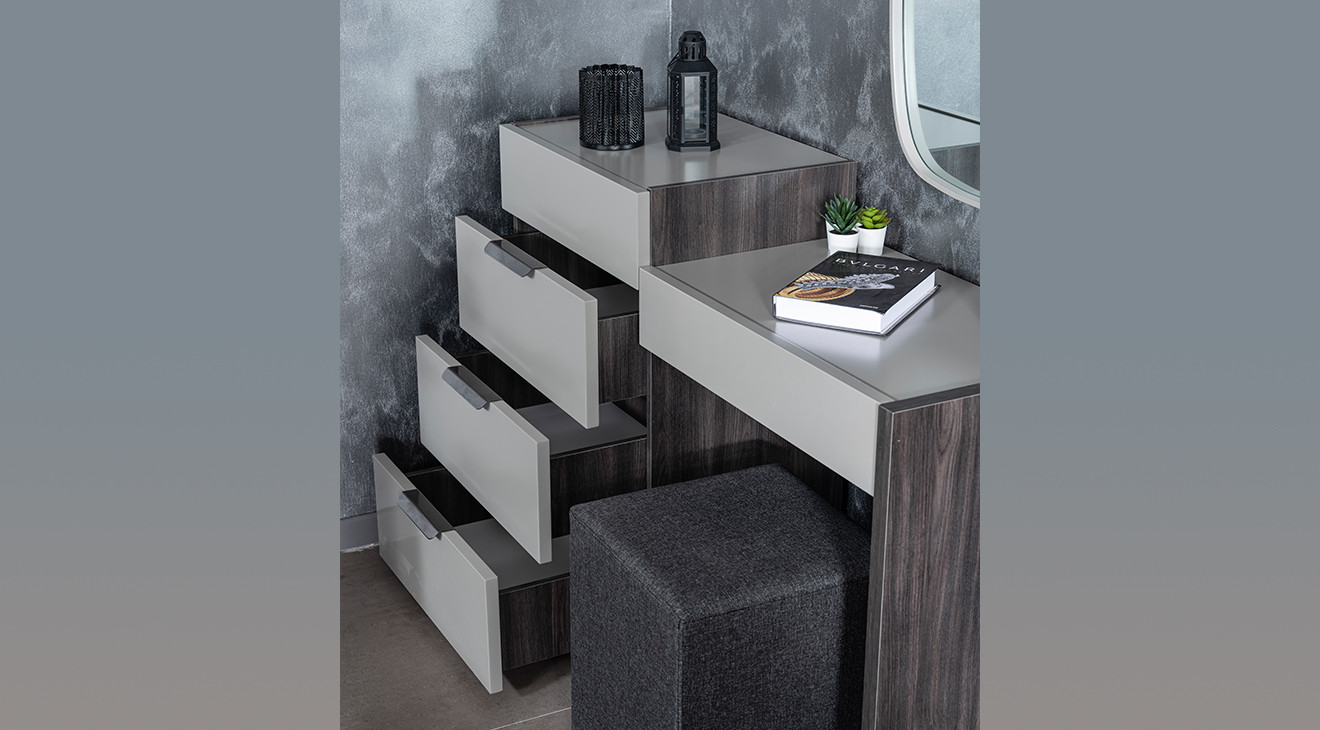 Adessa Akordiyon Kapaklı Yatak Odası Takımı Yatak Odası