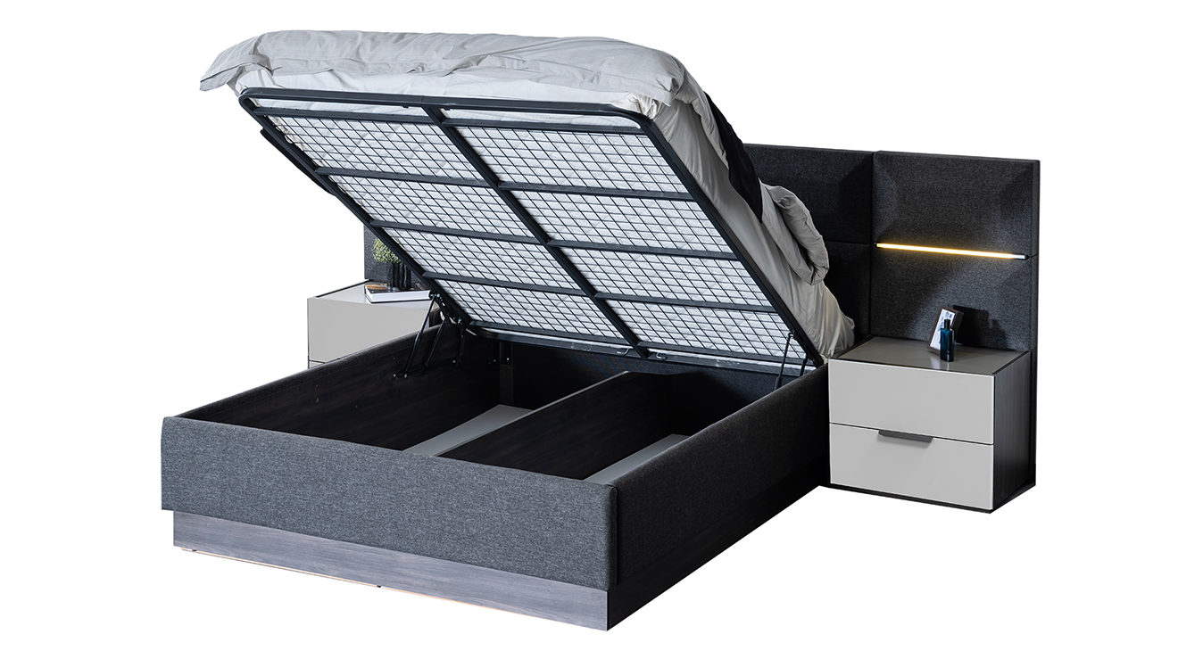 Adessa Akordiyon 6 Kapaklı Yatak Odası Takımı Yatak Odası