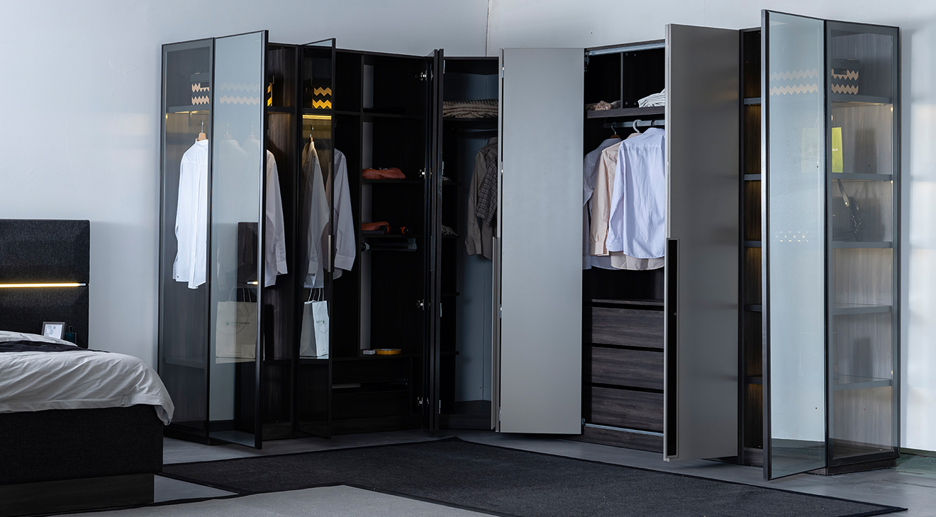 Adessa Köşe Dolaplı Yatak Odası Takımı Köşe Dolap