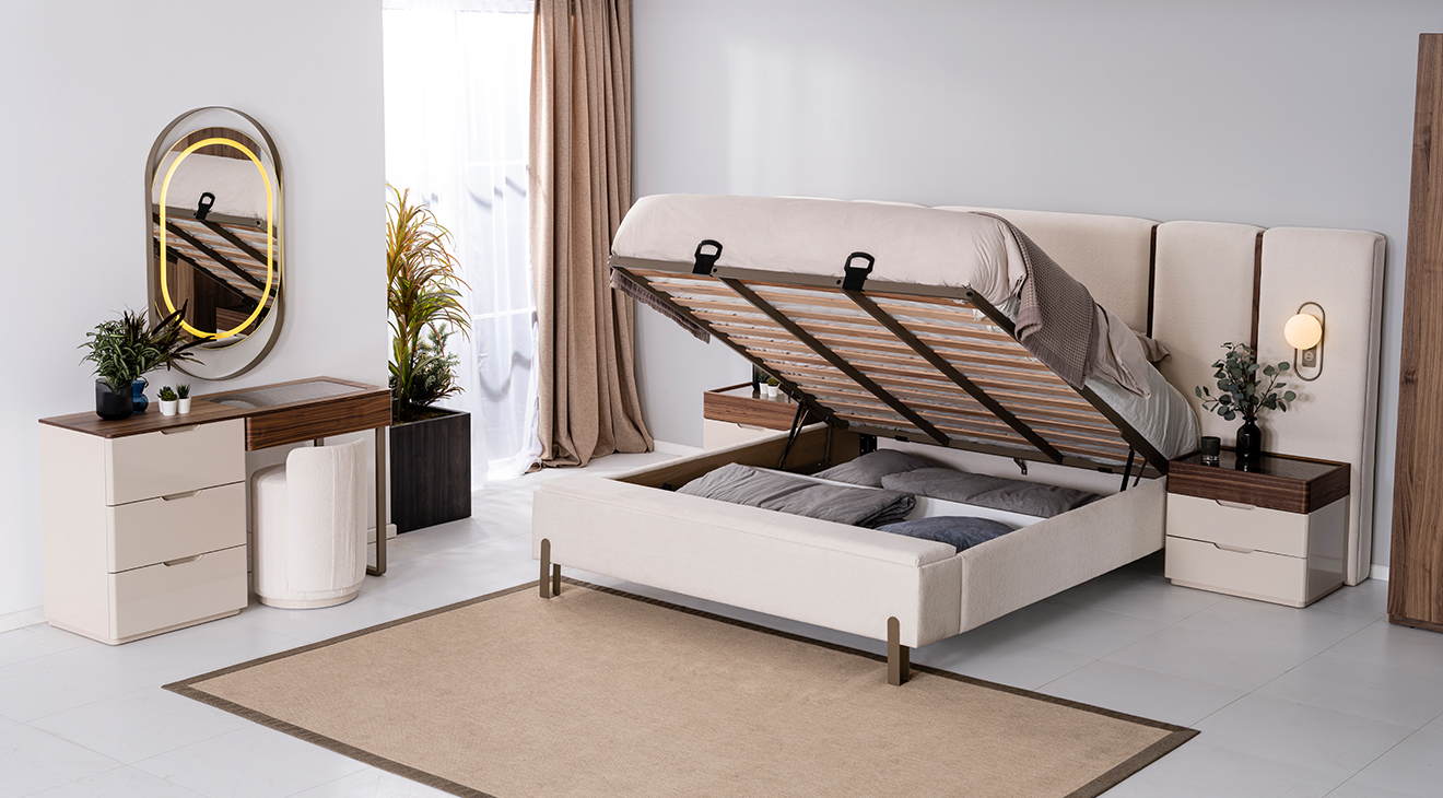 Bağdat 6 Kapaklı Yatak Odası Takımı Yatak Odası