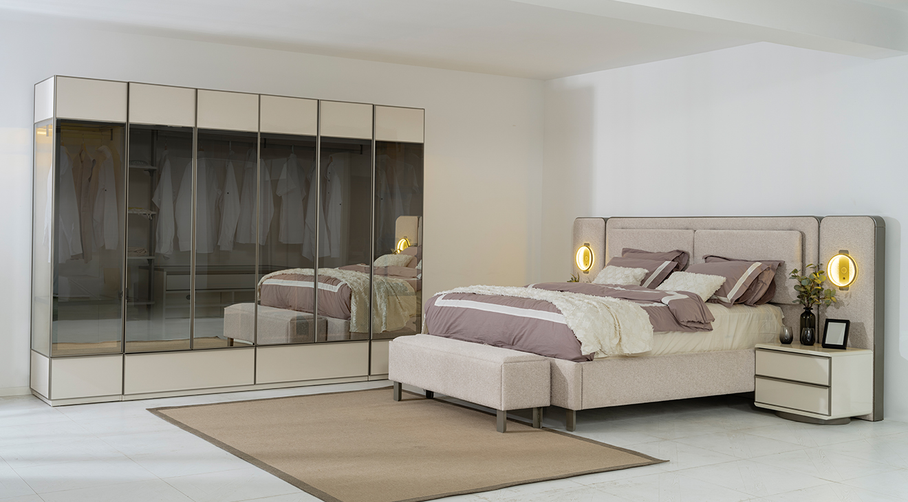 Pamukkale 6 Kapaklı Yatak Odası Takımı Yatak Odası