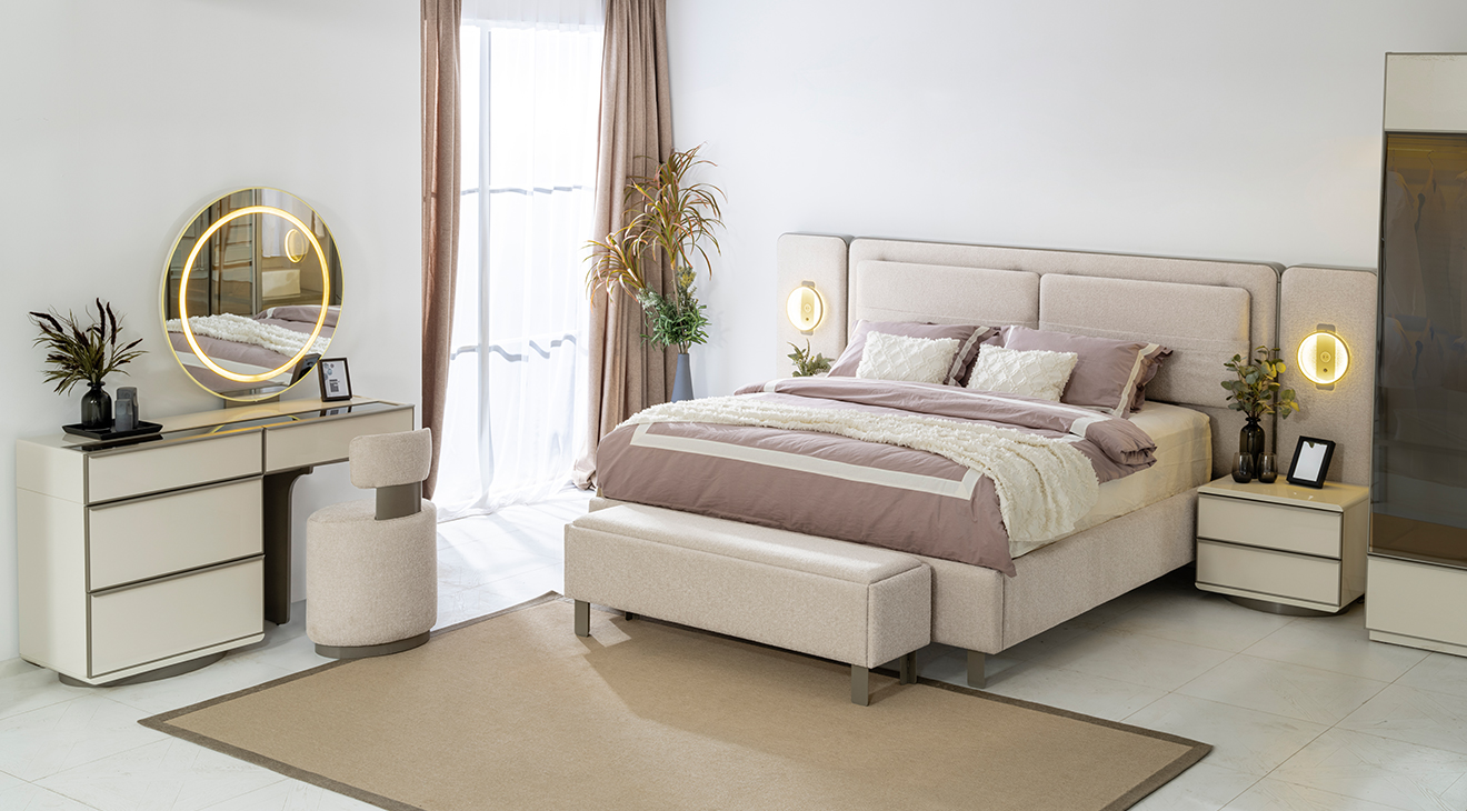 Pamukkale 6 Kapaklı Yatak Odası Takımı Yatak Odası