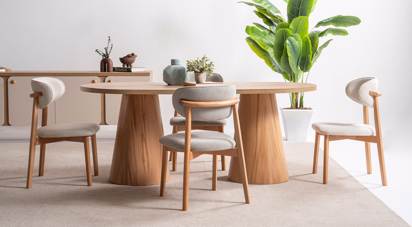 Kita Ceviz Yemek Odası Takımı Yemek Odası