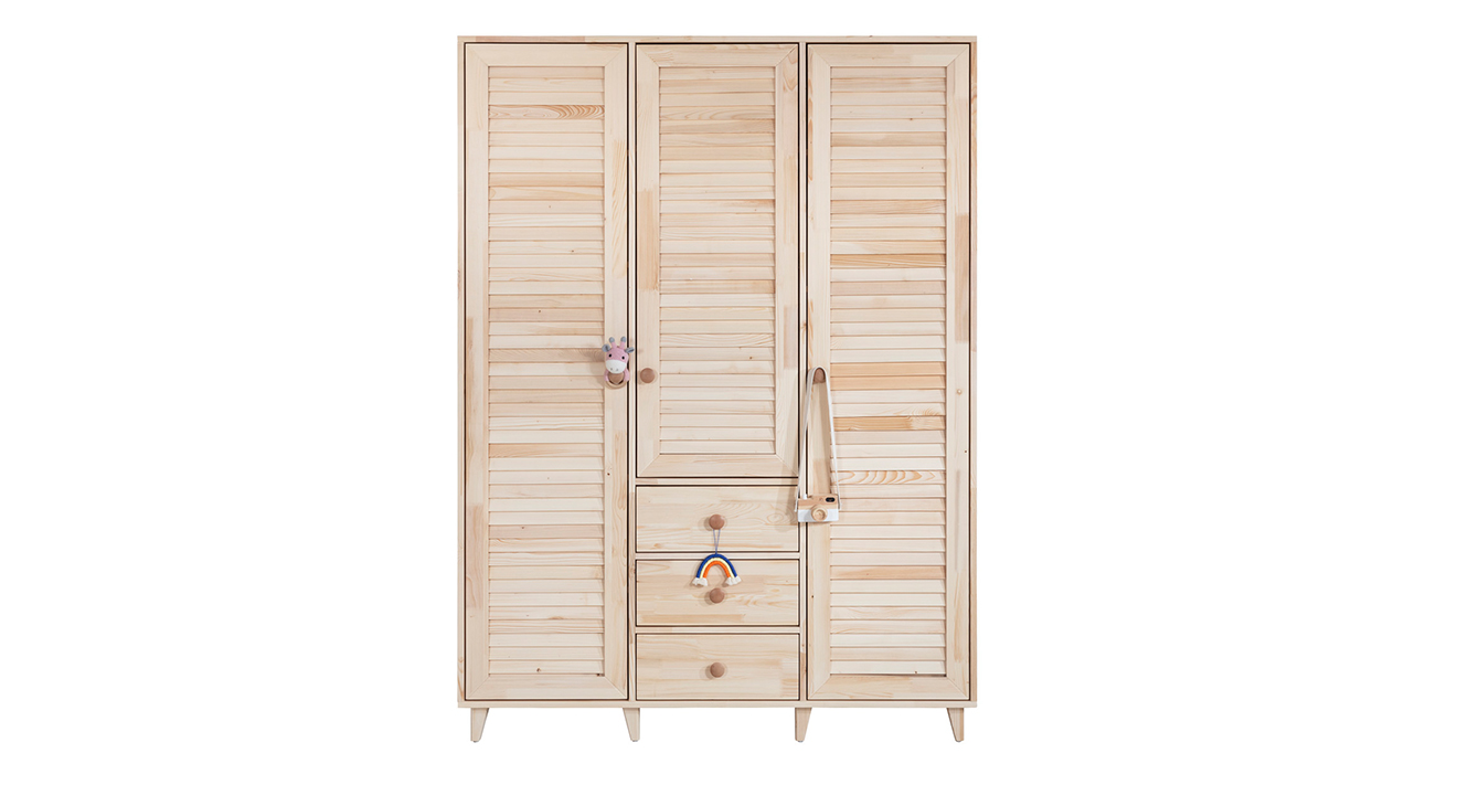 Pine 3 Kapaklı Bebek Odası Takımı Genç Odası