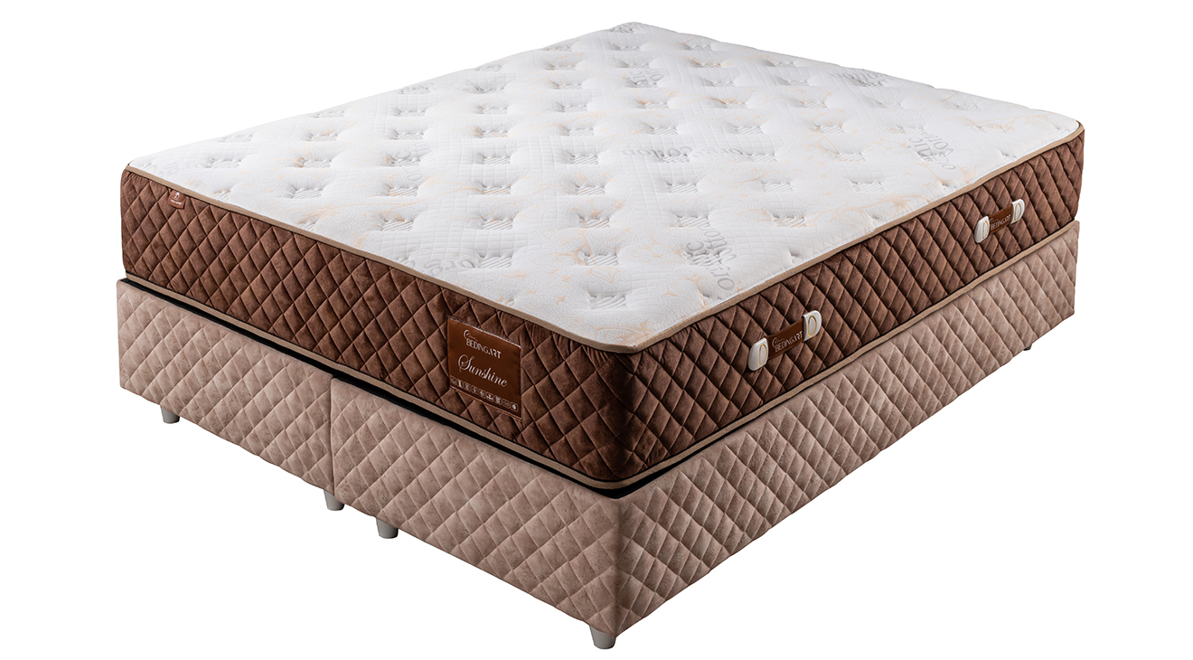 Sunshine Çift Kişilik Visko Elastik Sünger Yatak Baza Modelleri