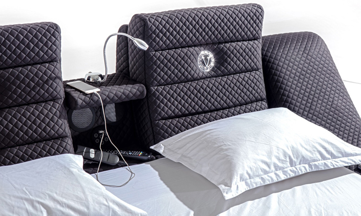 Confort Black Tv Mekanizmalı Masajlı Akıllı Karyola