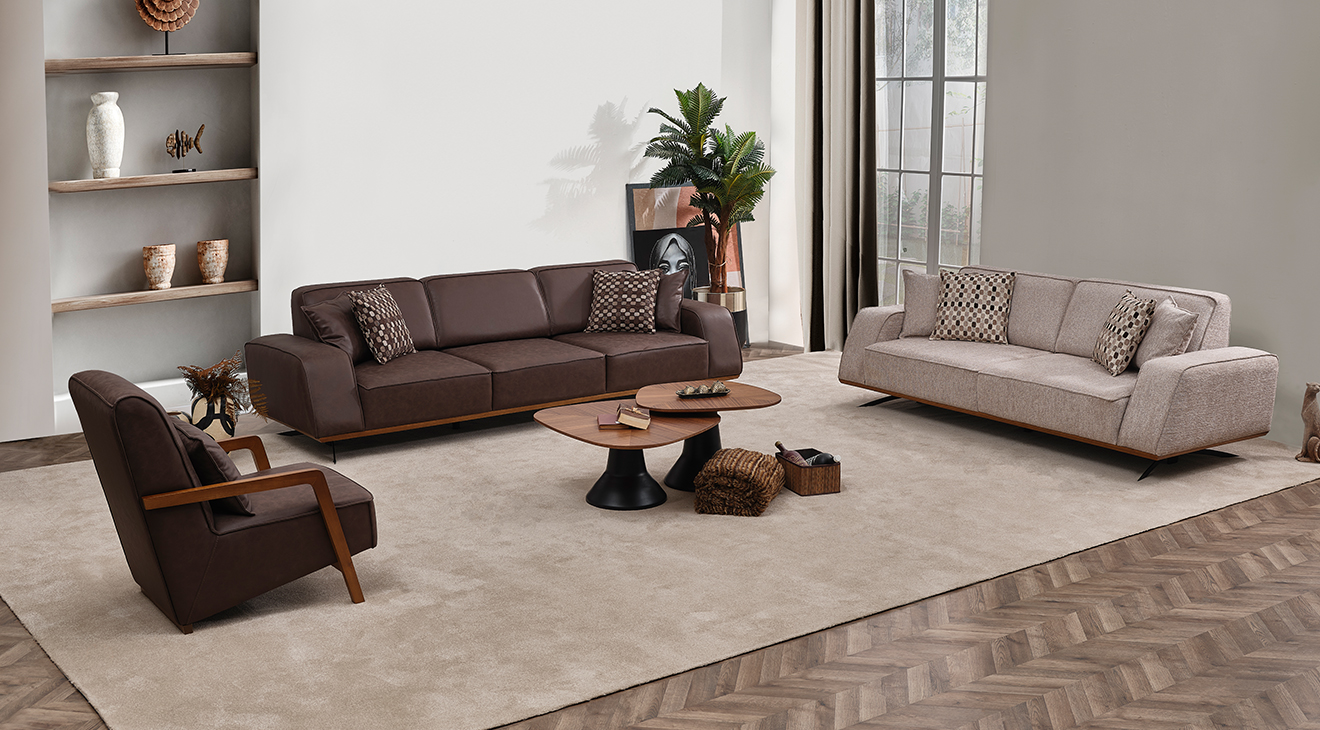 Lotus Yataklı Modern Koltuk Takımı Modern Koltuk Takımı