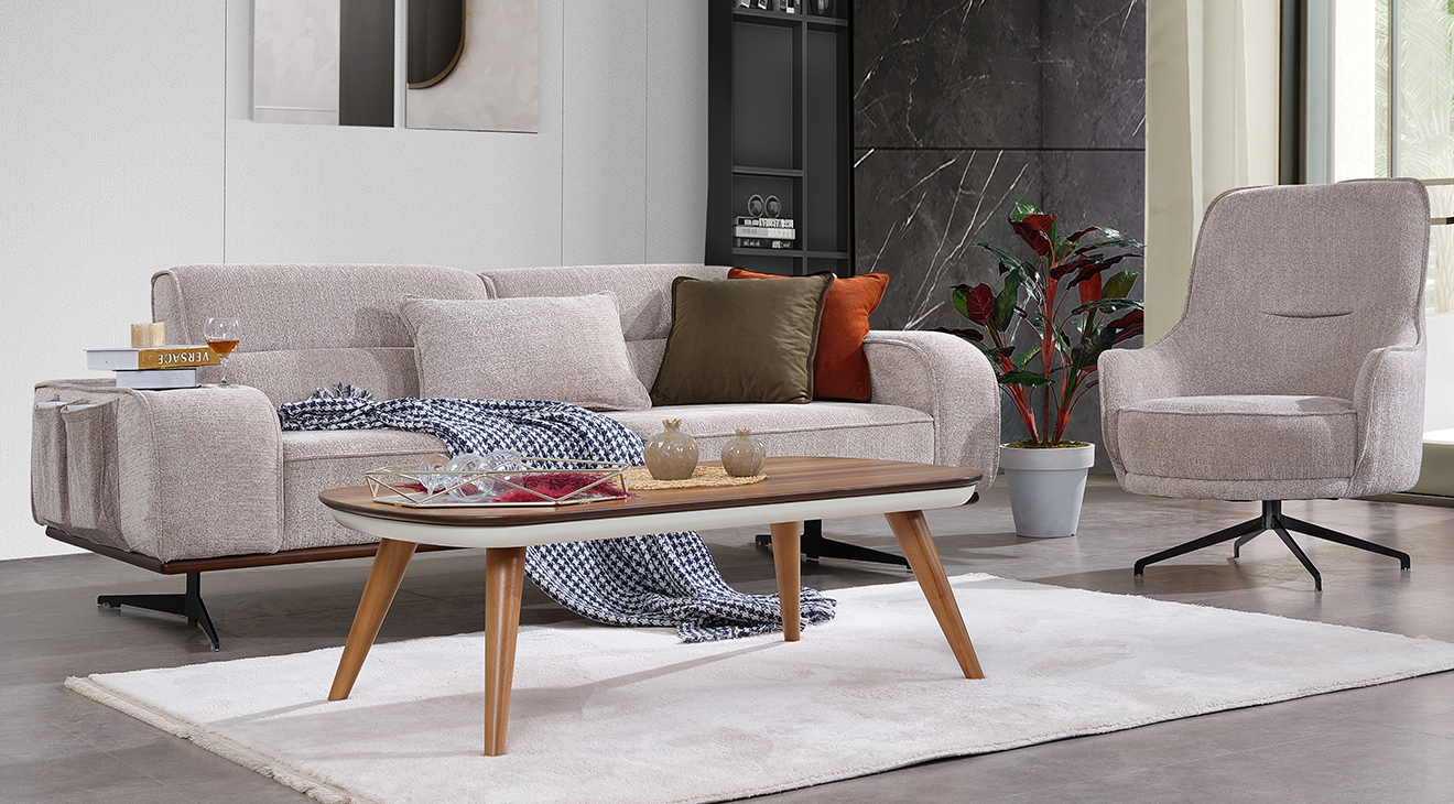 Neron Yataklı Modern Koltuk Takımı Modern Koltuk Takımı