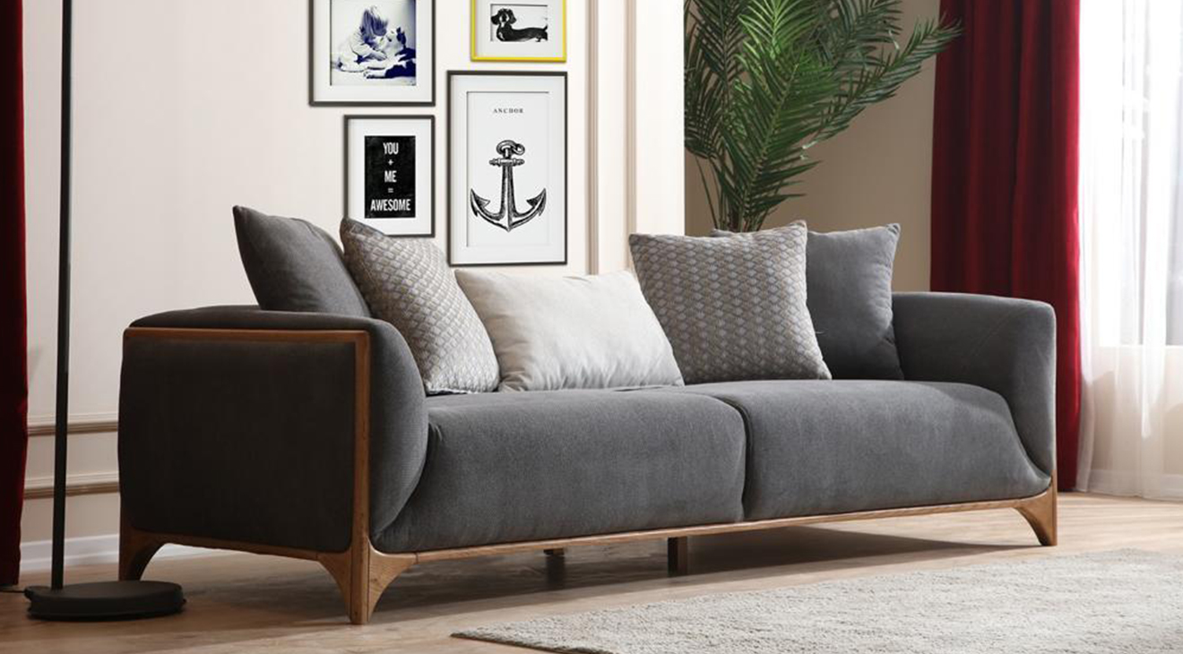 Boss Ahşap Ayaklı Koltuk Takımı Koltuk Takımı