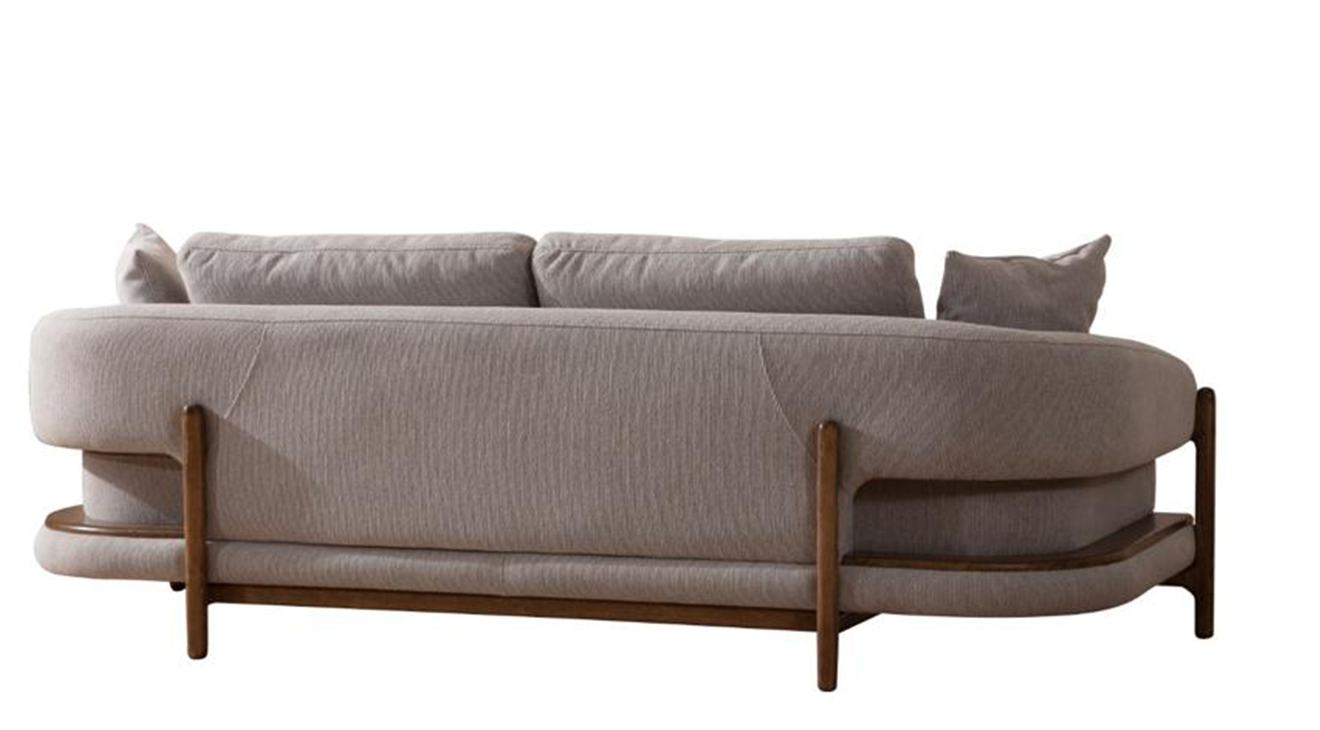 Acara Ahşap Ayaklı Modern Koltuk Takımı 2