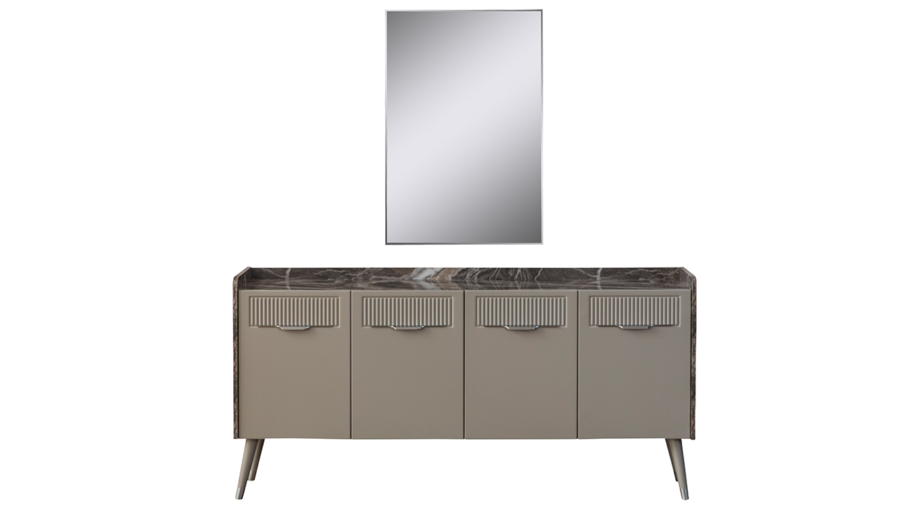 Tesla Ahşap Ayaklı Yemek Odası Takımı Yemek Odası