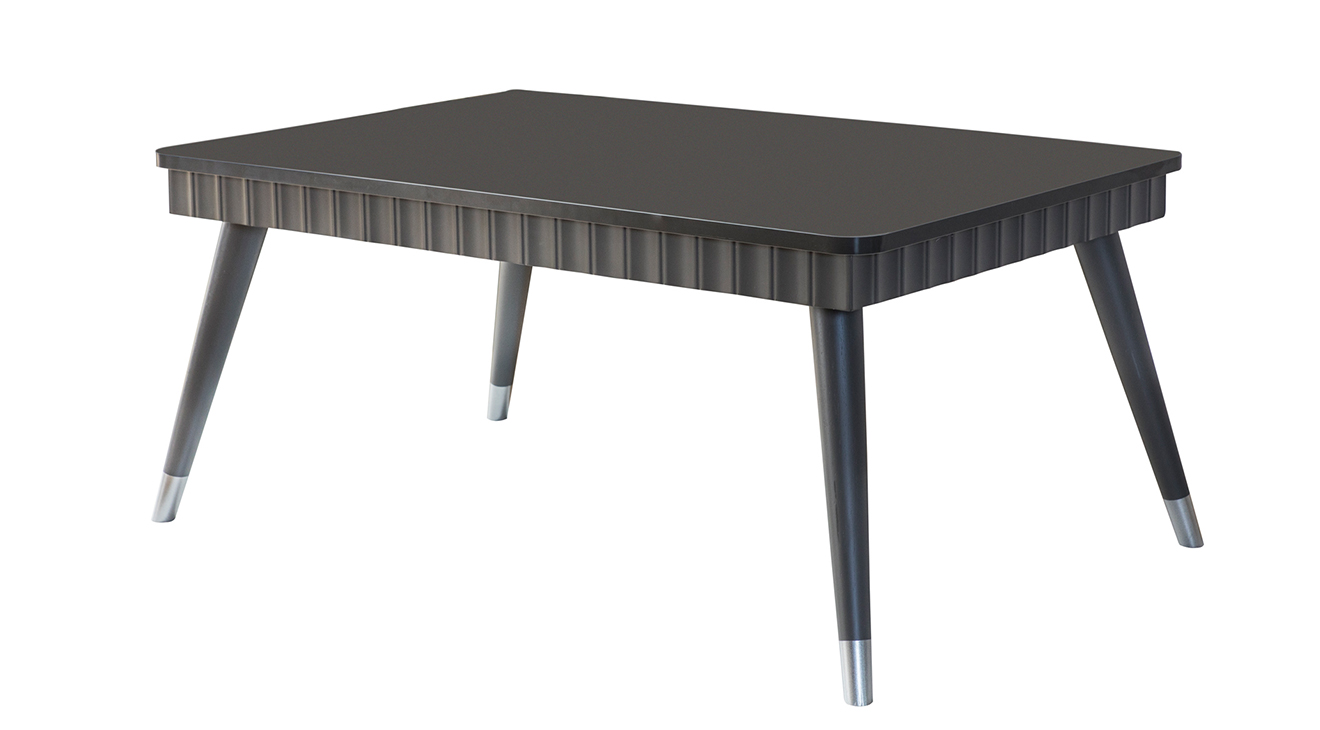 Tesla Antrasit Ahşap Ayaklı Orta Sehpa Orta Sehpa