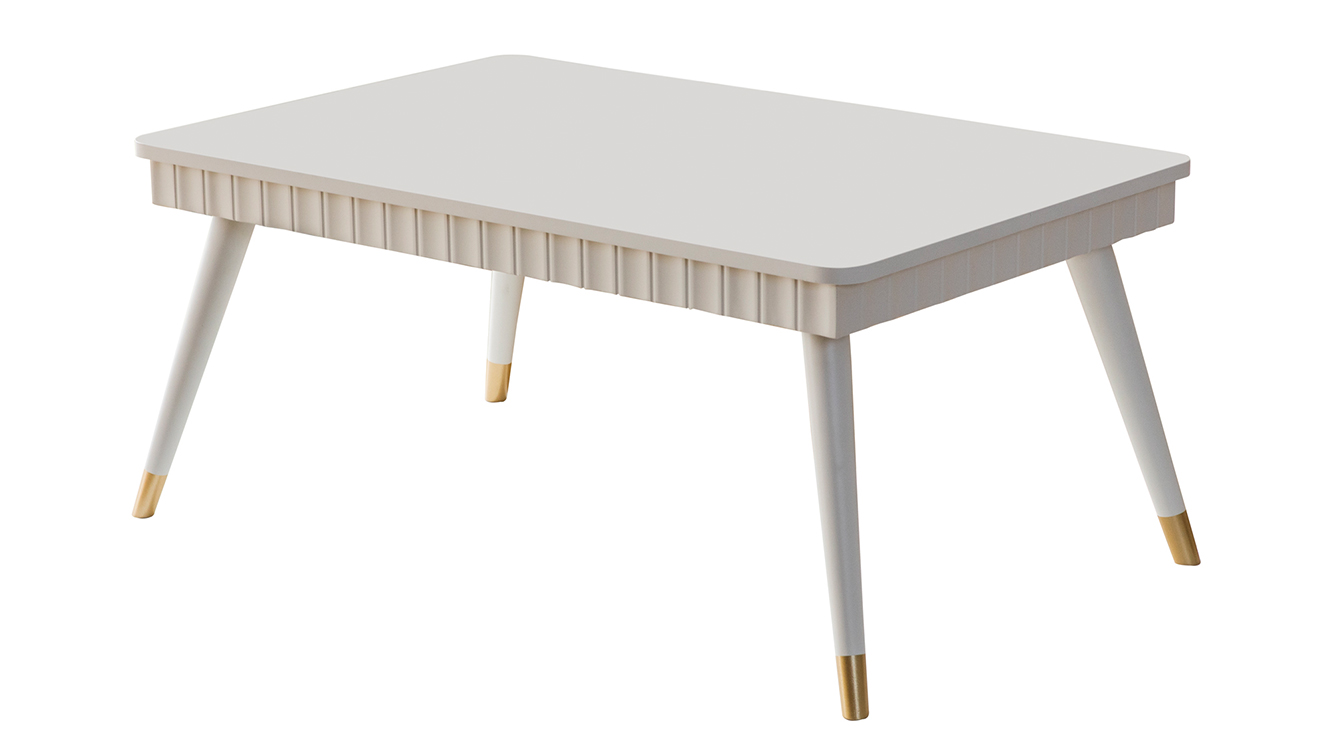 Tesla Aytaşı Ahşap Ayaklı Orta Sehpa Orta Sehpa