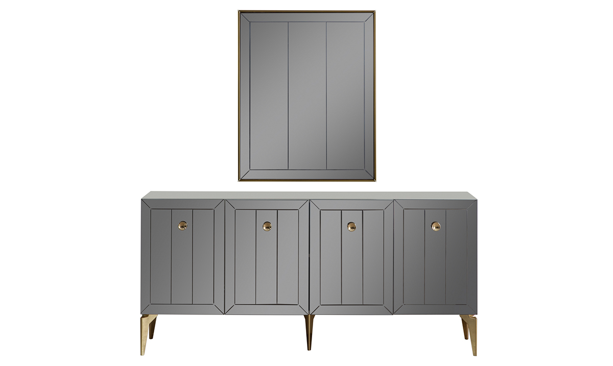 Lexus Gold Metal Ayaklı Yemek Odası Takımı Yemek Odası