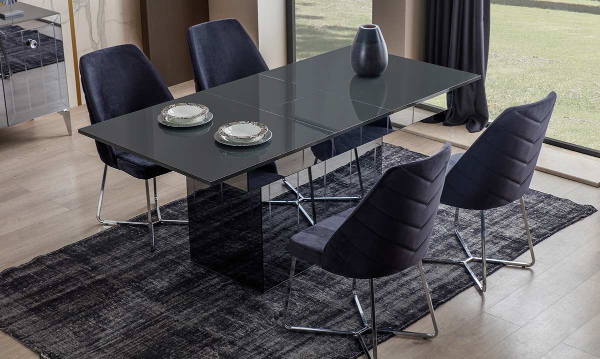 Lexus Gri Yemek Odası Takımı Yemek Odası