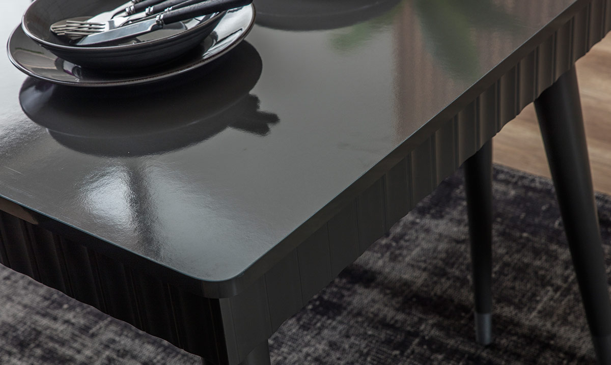 Almanya Antrasit Yemek Odası Takımı Yemek Odası