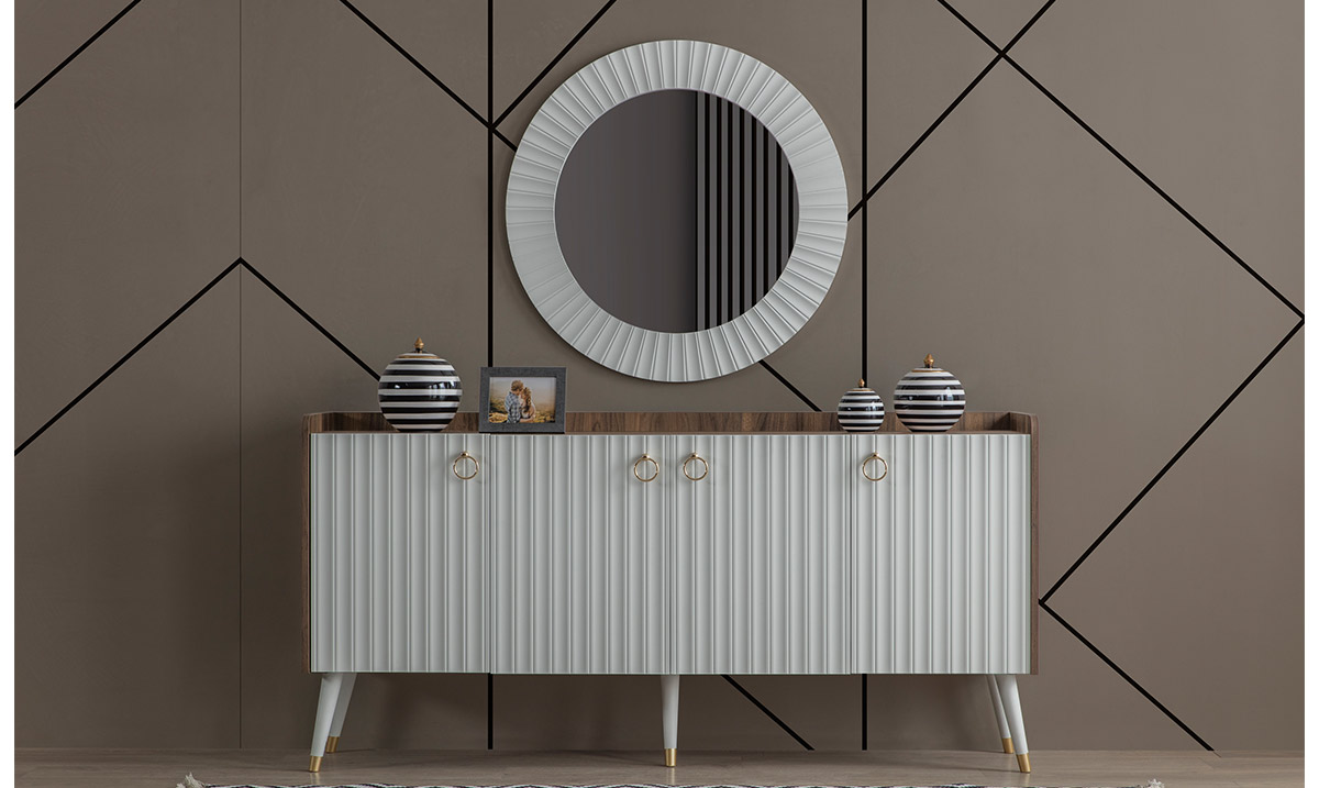 Almanya Ceviz Aytaşı Yemek Odası Takımı Yemek Odası