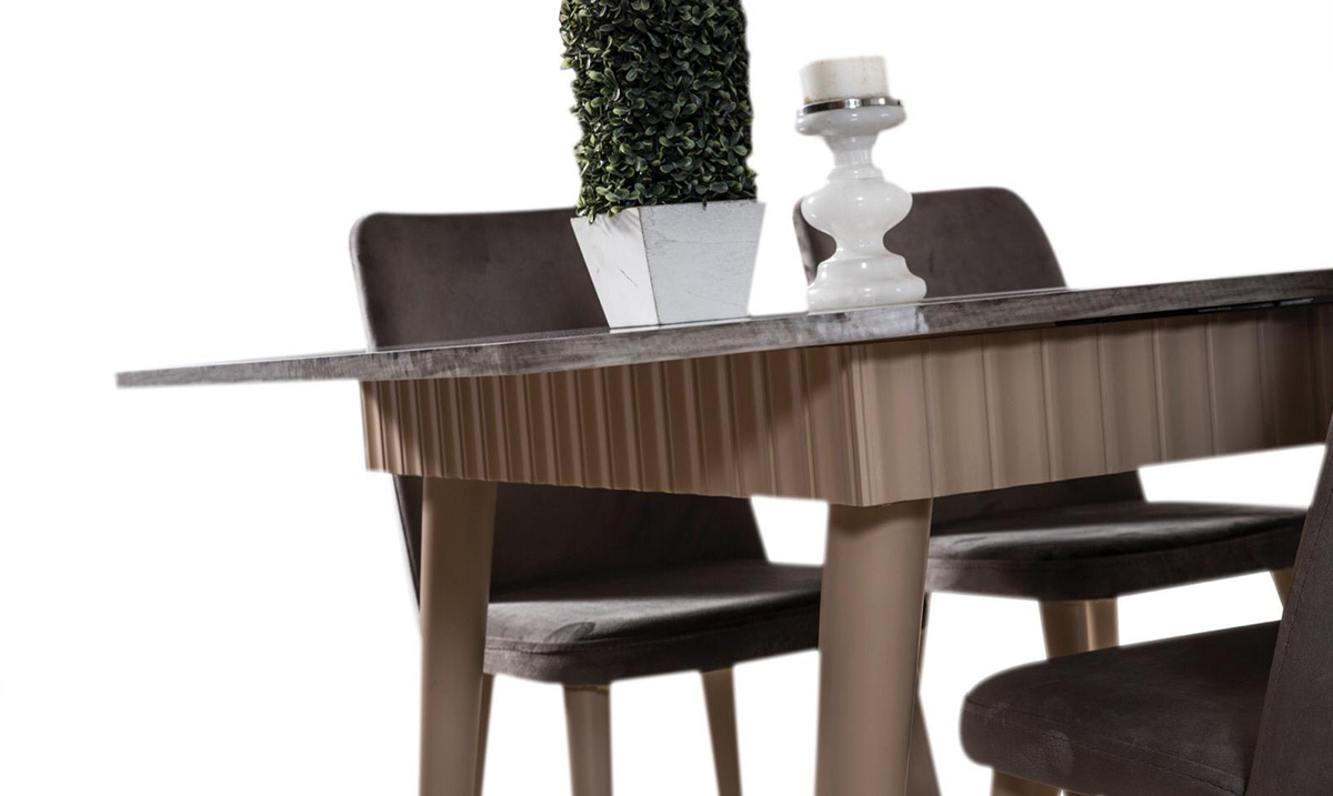 Almanya Gri Capicino Yemek Odası Takımı Yemek Odası