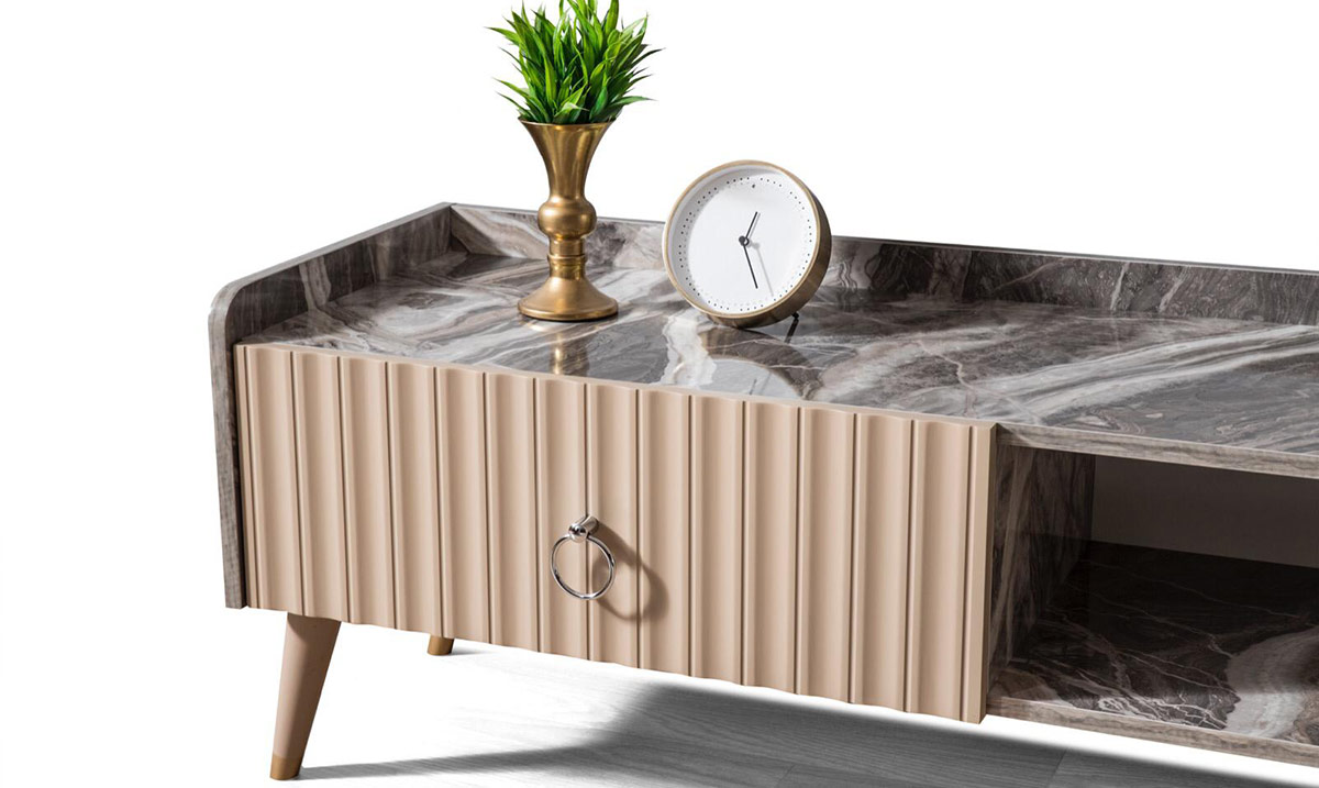 Almanya Gri Capicino Tv Ünitesi TV Ünitesi