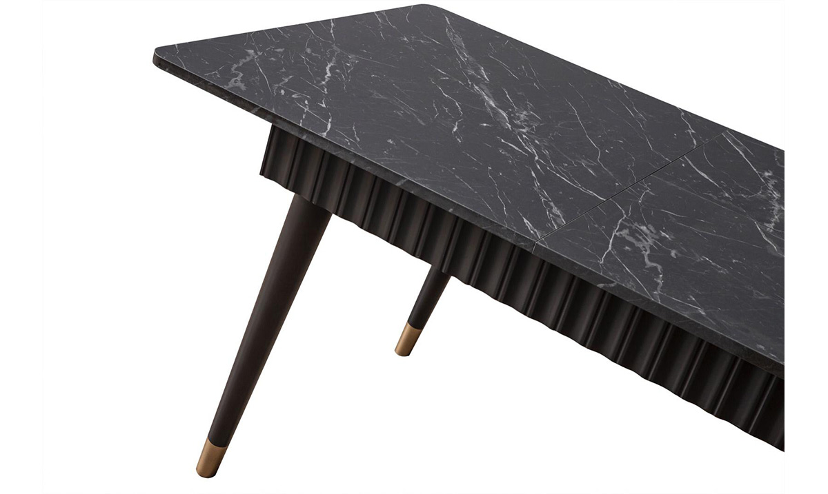 Almanya Siyah Yemek Odası Takımı Yemek Odası