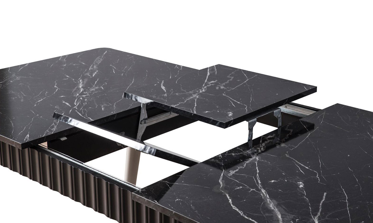 Almanya Siyah Yemek Odası Takımı Yemek Odası