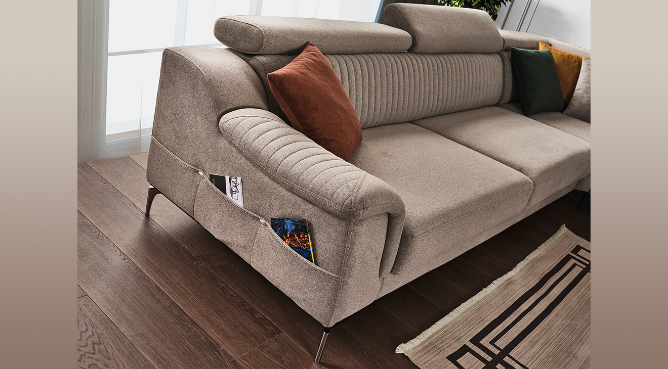 Mustang Ses Sistemli Usbli Köşe Koltuk Takımı Köşe Koltuk