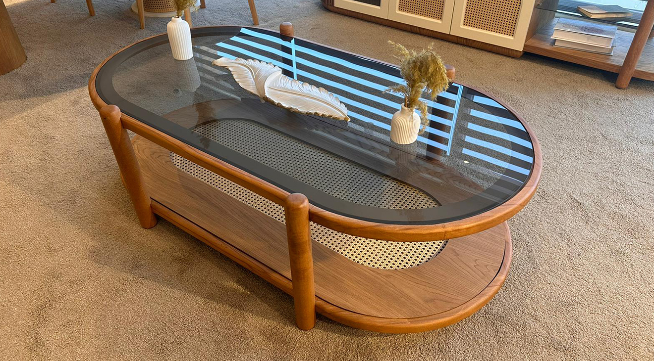 Begonvil Ceviz Orta Sehpa Orta Sehpa