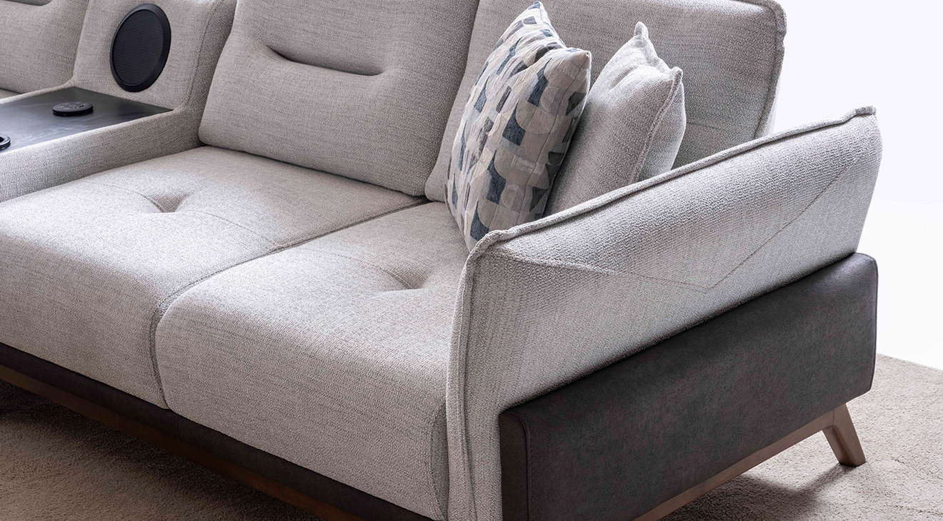 Fox Ses Sistemli Köşe Koltuk Takımı Köşe Koltuk