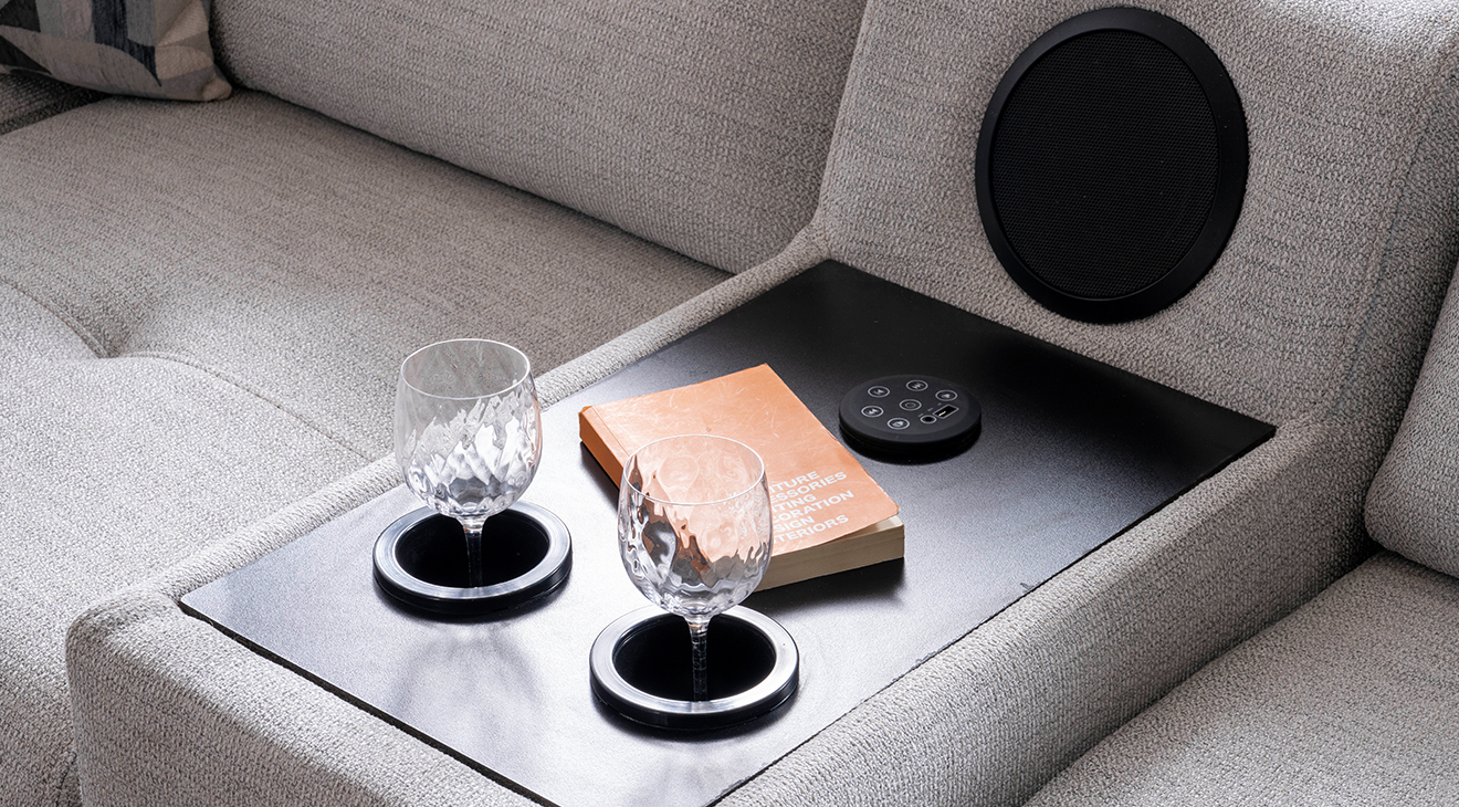 Fox Ses Sistemli Köşe Koltuk Takımı Köşe Koltuk