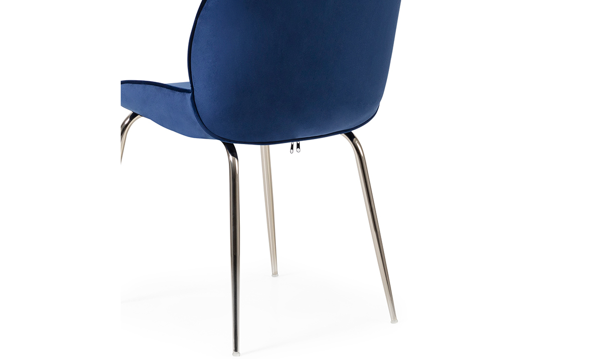 Küba Gümüş Metal Ayaklı Sandalye Sandalye