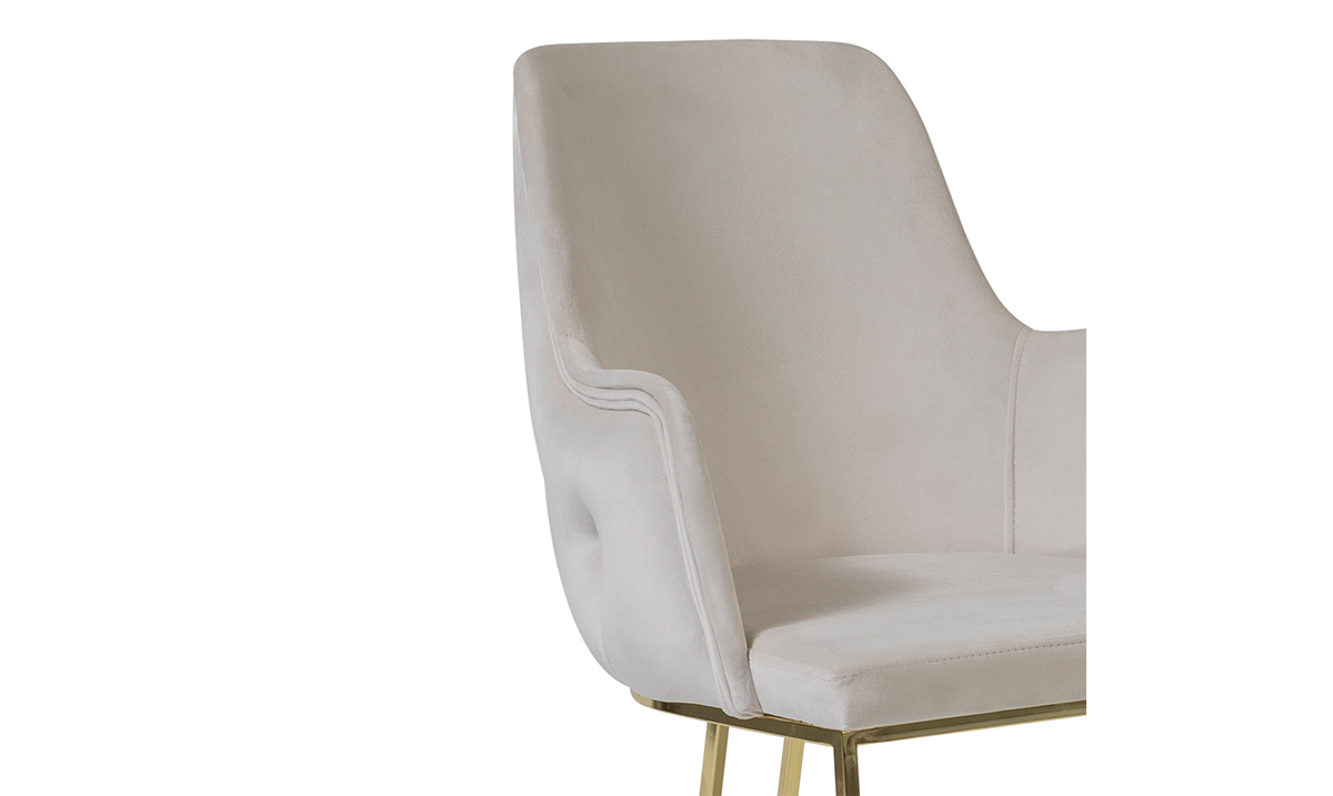 Prada Gold Metal Ayaklı Sandalye Sandalye