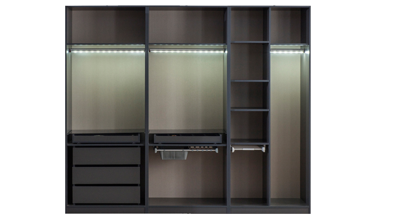 Bronze Antrasit 6 Kapaklı Yatak Odası Takımı Yatak Odası