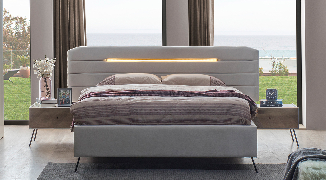 Bronze Aytaşı 5 Kapaklı Yatak Odası Takımı Yatak Odası