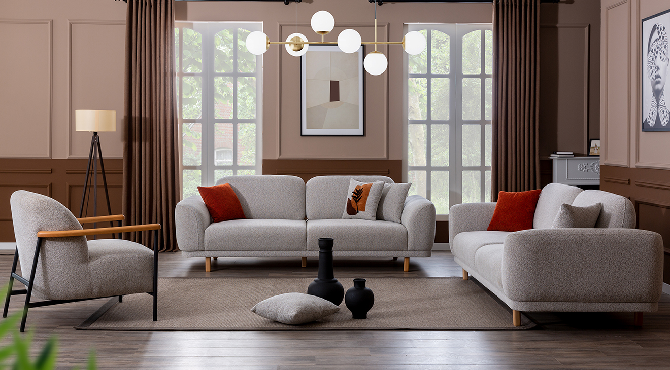 Alya Yataklı Modern Koltuk Takımı 2 Modern Koltuk Takımı