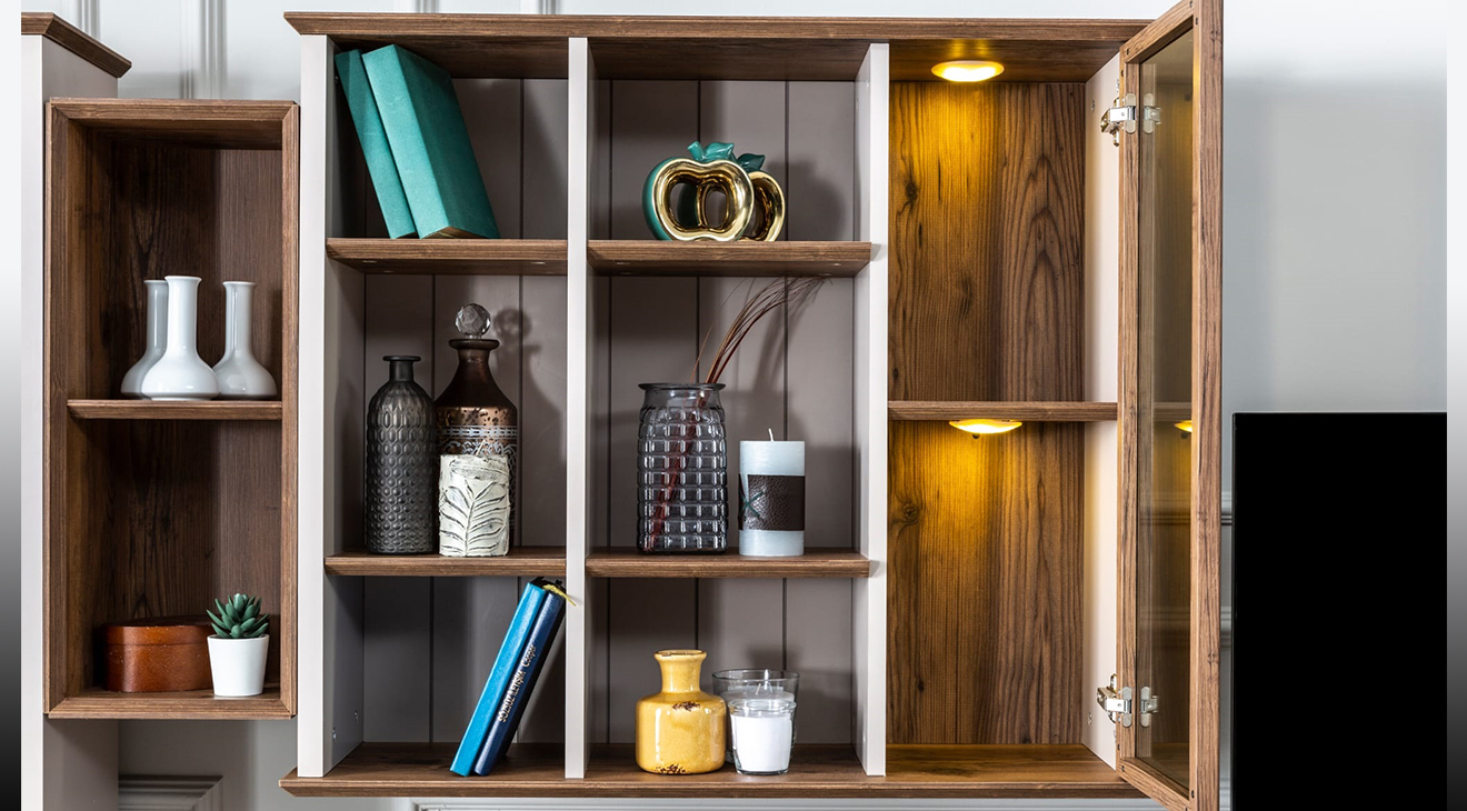 Gusto Ceviz Ahşap Ayaklı Tv Ünitesi TV Ünitesi