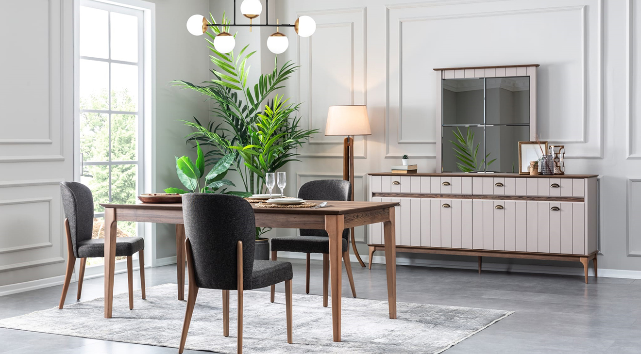 Gusto Modern Yemek Odası Takımı Yemek Odası