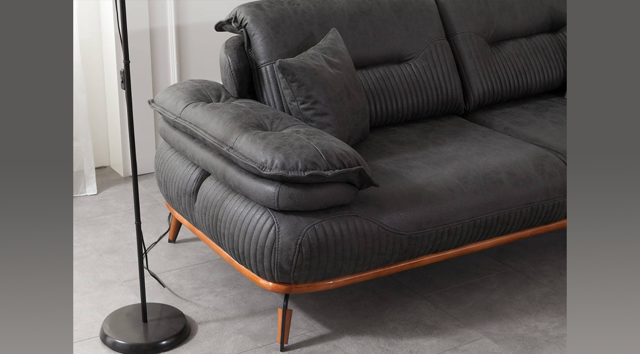 Aria Yataklı Ahşap Ayaklı Koltuk Takımı Yataklı Koltuk Takımları