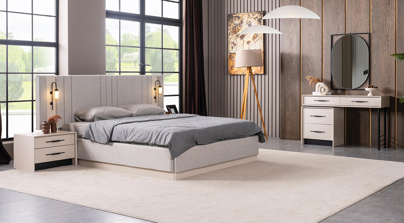 Zümrüt 6 Kapaklı Yatak Odası Takımı Yatak Odası