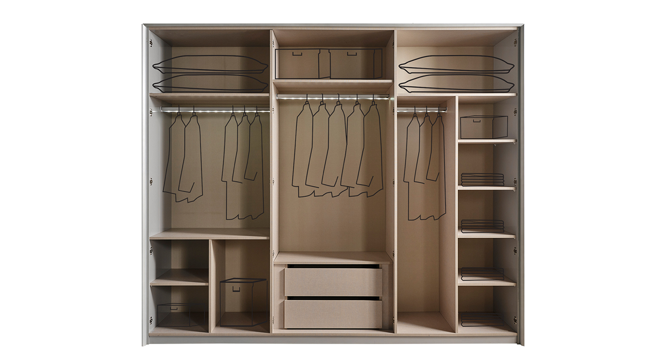 Pırlanta 6 Kapaklı Yatak Odası Takımı Yatak Odası