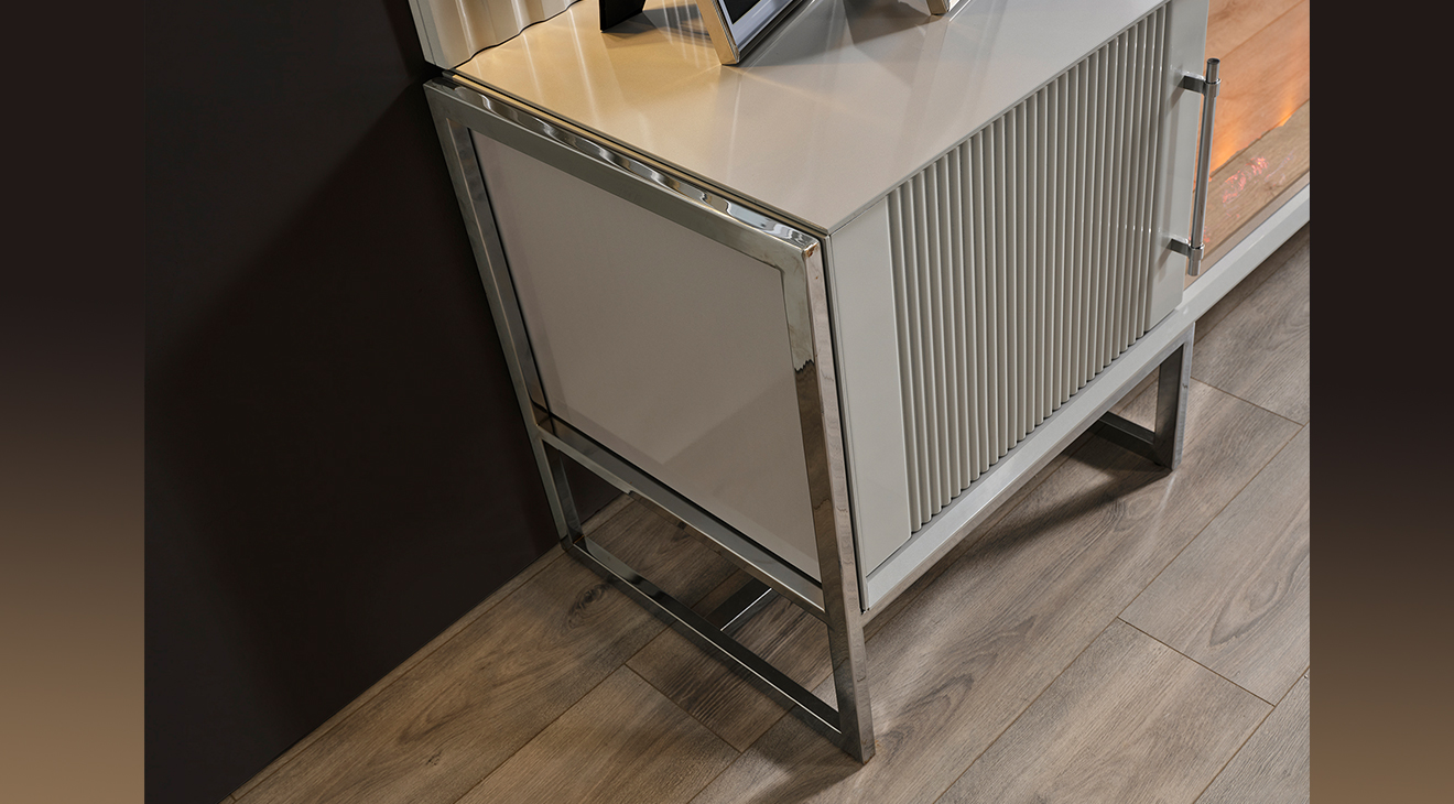 Pırlanta Şömineli Tv Ünitesi TV Ünitesi