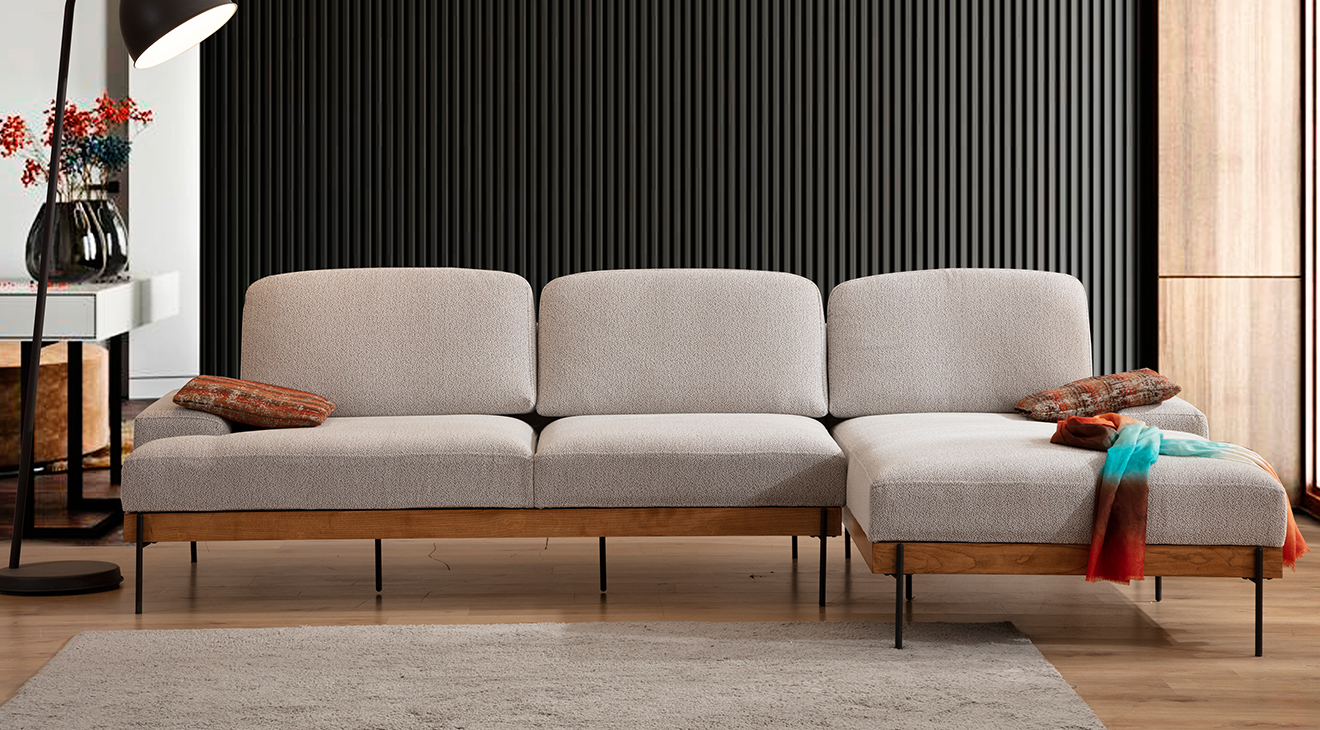 Dejavu Berjerli Köşe Koltuk Takımı Köşe Koltuk