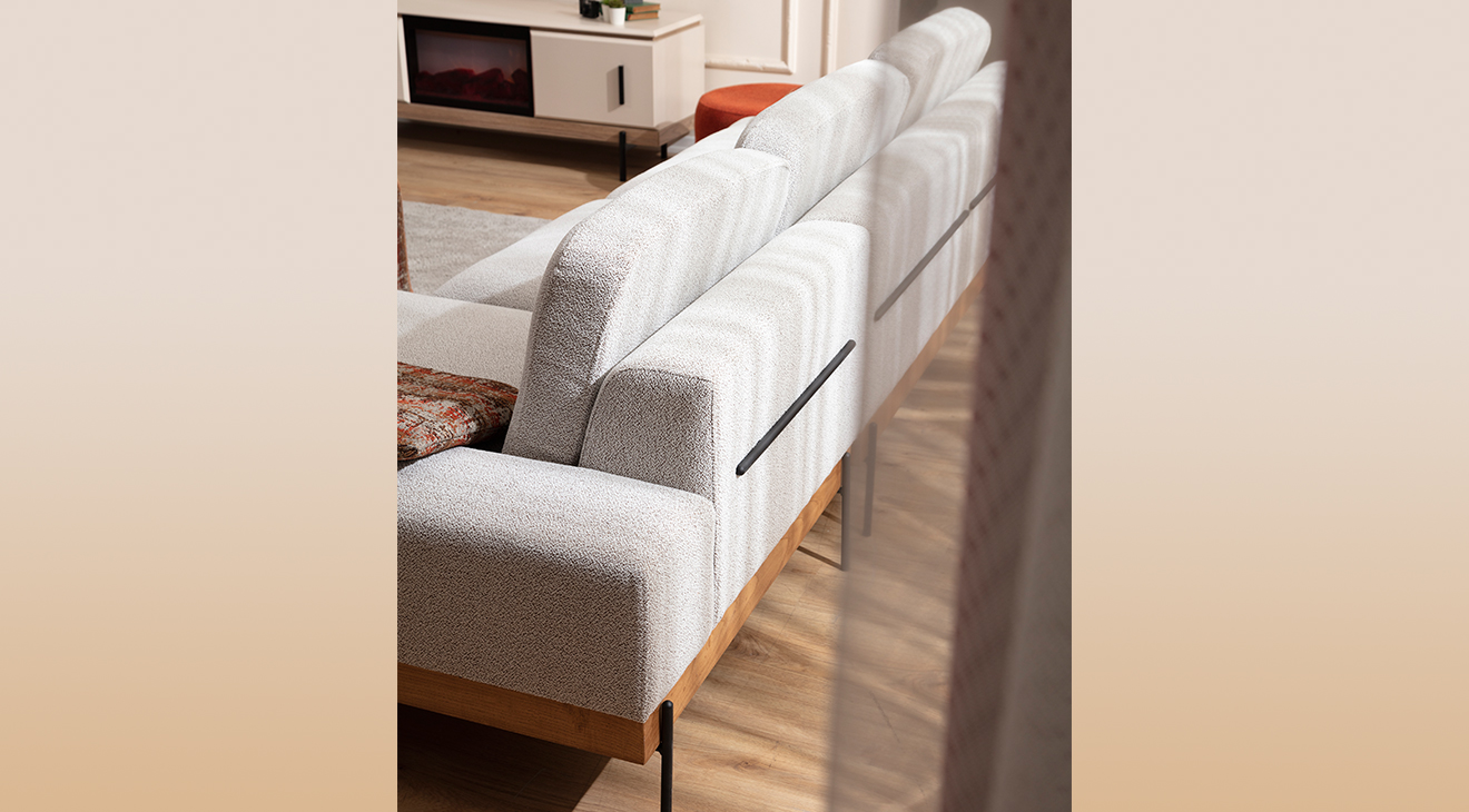 Dejavu Berjerli Köşe Koltuk Takımı Köşe Koltuk