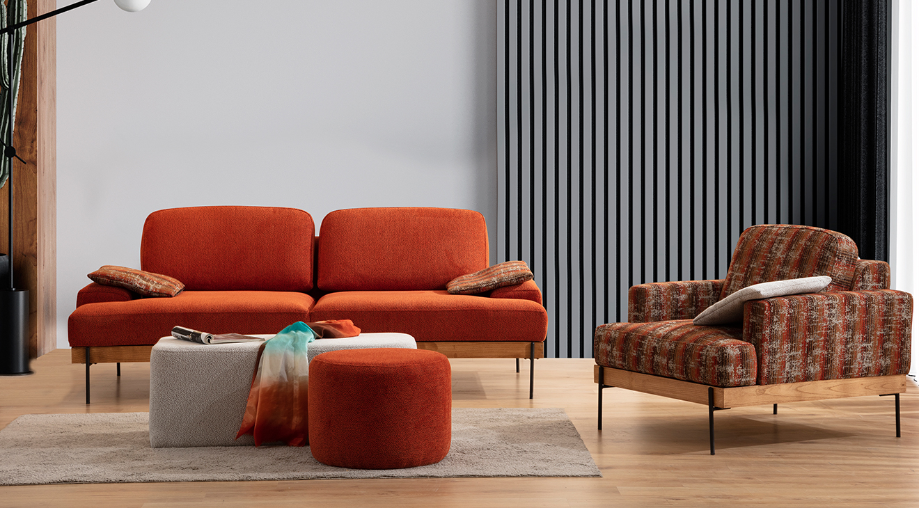 Dejavu Kanepeli Köşe Koltuk Takımı Köşe Koltuk